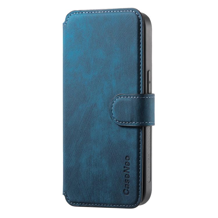 For iPhone 16e CaseNeo MagSafe RFID Anti-theft Retro Leather Phone Case(Blue) - iPhone 16e Cases by CaseNeo | Online Shopping South Africa | PMC TechLife | Buy Now Pay Later Mobicred
