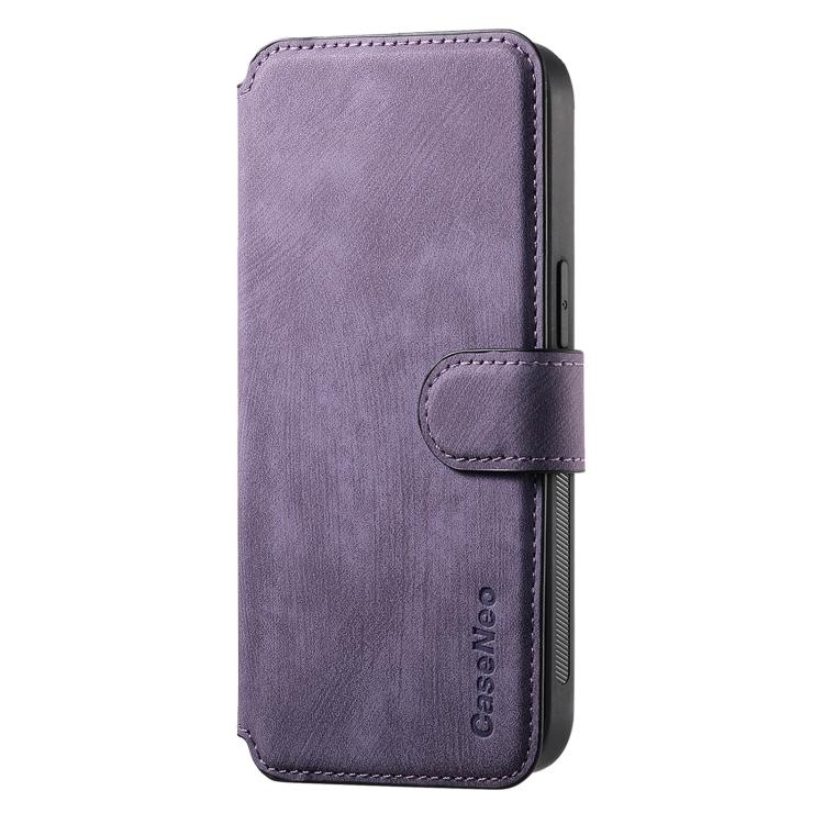 For iPhone 16e CaseNeo MagSafe RFID Anti-theft Retro Leather Phone Case(Purple) - iPhone 16e Cases by CaseNeo | Online Shopping South Africa | PMC TechLife | Buy Now Pay Later Mobicred