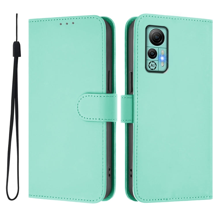 For Ulefone Note 14 Skin Feel Solid Color Leather Phone Case with Lanyard(Mint Green) - Ulefone Cases by PMC Jewellery | Online Shopping South Africa | PMC Jewellery | Buy Now Pay Later Mobicred