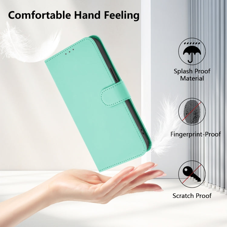 For Ulefone Note 18 Ultra Skin Feel Solid Color Leather Phone Case with Lanyard(Mint Green) - Ulefone Cases by PMC Jewellery | Online Shopping South Africa | PMC Jewellery | Buy Now Pay Later Mobicred