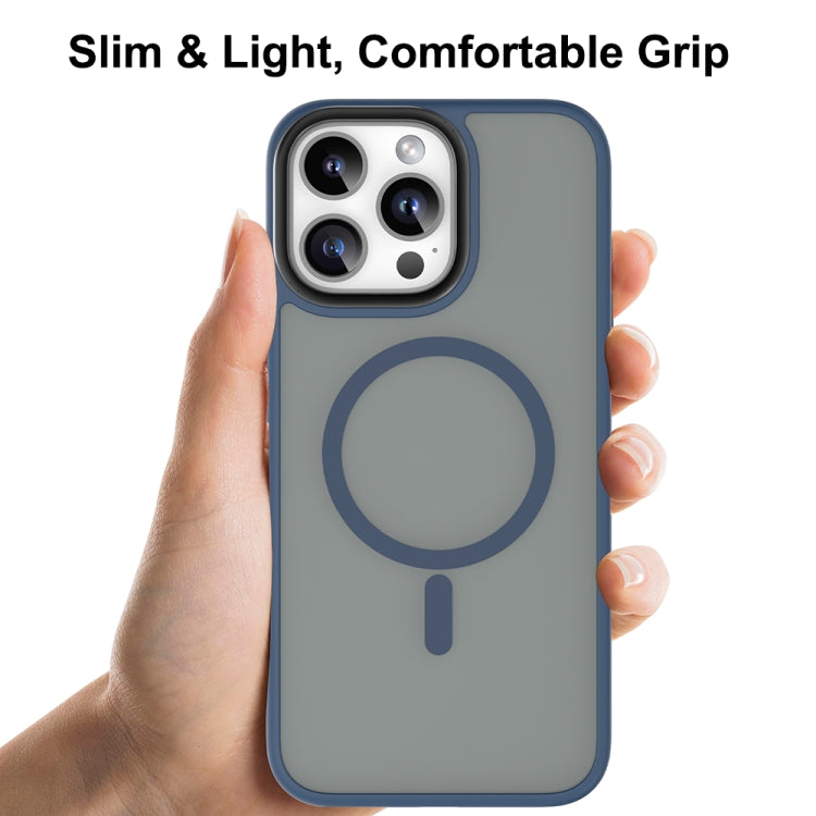 For iPhone 16 Pro Max Mutural Skin Feel Series Frosted MagSafe Magnetic Phone Case(Light Blue) - free shipping - PMC Jewellery - Order now!