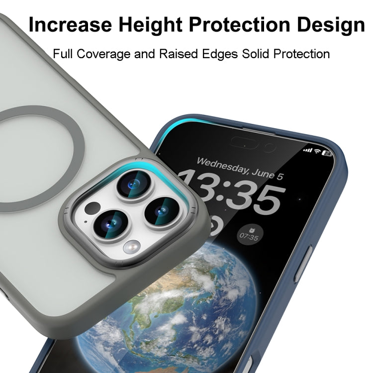 For iPhone 16 Pro Max Mutural Skin Feel Series Frosted MagSafe Magnetic Phone Case(Light Blue) - free shipping - PMC Jewellery - Order now!