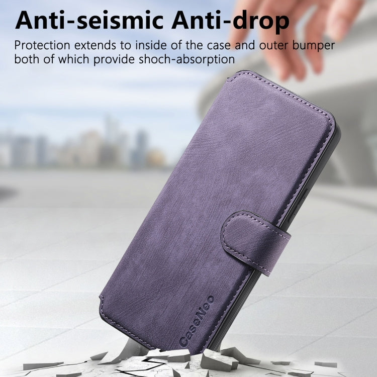 For Huawei Pura 70 Ultra CaseNeo MagSafe RFID Anti-theft Retro Leather Phone Case(Purple) - free shipping - PMC Jewellery - Order now!
