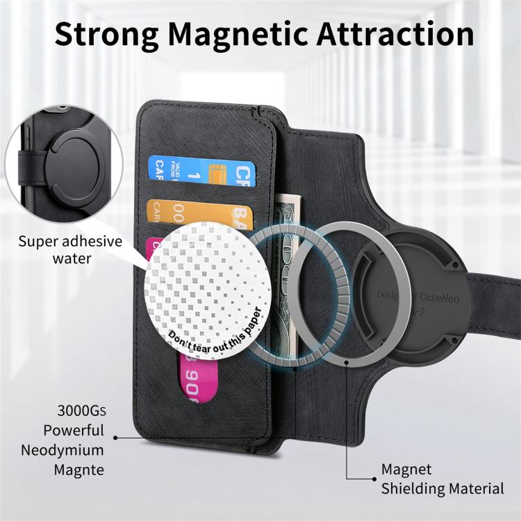 For Honor 400 Pro Global 160.8mm CaseNeo MagSafe RFID Anti-theft Retro Leather Phone Case(Black) - free shipping - PMC TechLife - Order now!