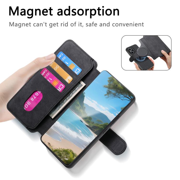 For Honor 400 Pro Global 160.8mm CaseNeo MagSafe RFID Anti-theft Retro Leather Phone Case(Black) - free shipping - PMC TechLife - Order now!