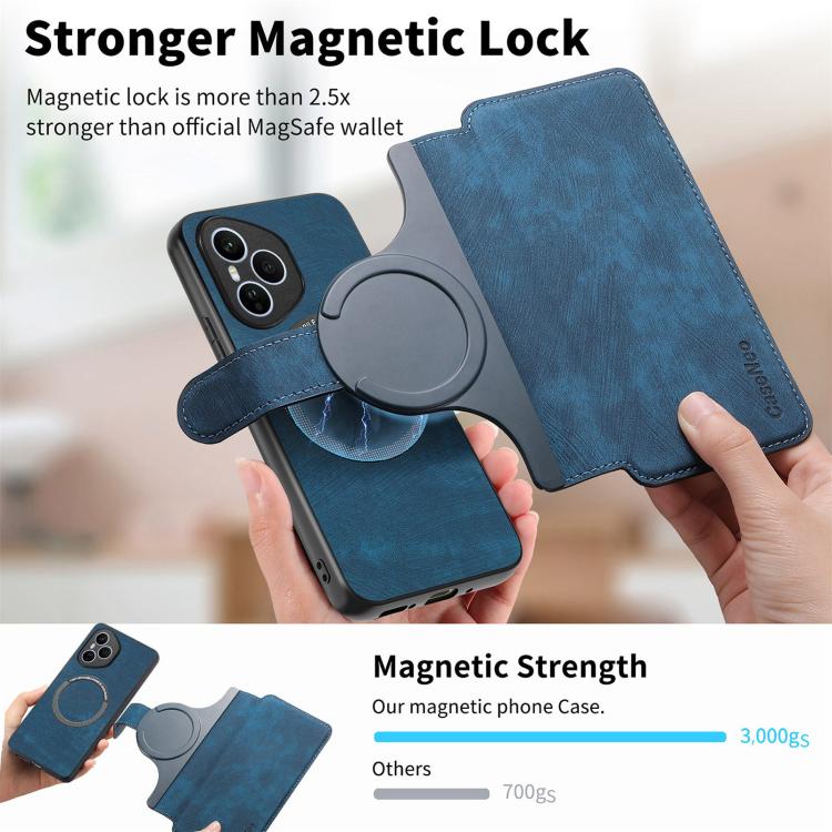 For Honor 400 Pro Global 160.8mm CaseNeo MagSafe RFID Anti-theft Retro Leather Phone Case(Blue) - free shipping - PMC TechLife - Order now!
