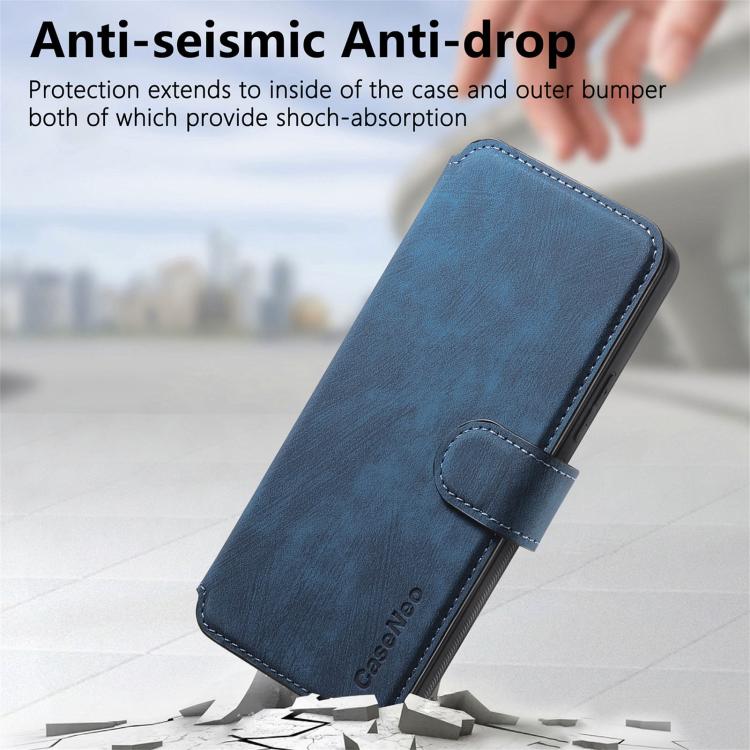 For Honor 400 Global 156.5mm CaseNeo MagSafe RFID Anti-theft Retro Leather Phone Case(Blue) - free shipping - PMC TechLife - Order now!