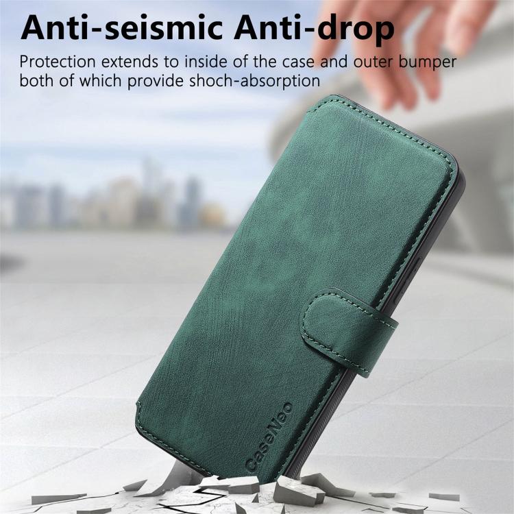 For Honor 400 Global 156.5mm CaseNeo MagSafe RFID Anti-theft Retro Leather Phone Case(Green) - free shipping - PMC TechLife - Order now!