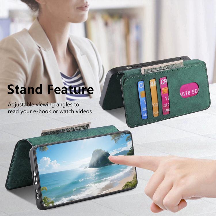 For Honor 400 Global 156.5mm CaseNeo MagSafe RFID Anti-theft Retro Leather Phone Case(Green) - free shipping - PMC TechLife - Order now!