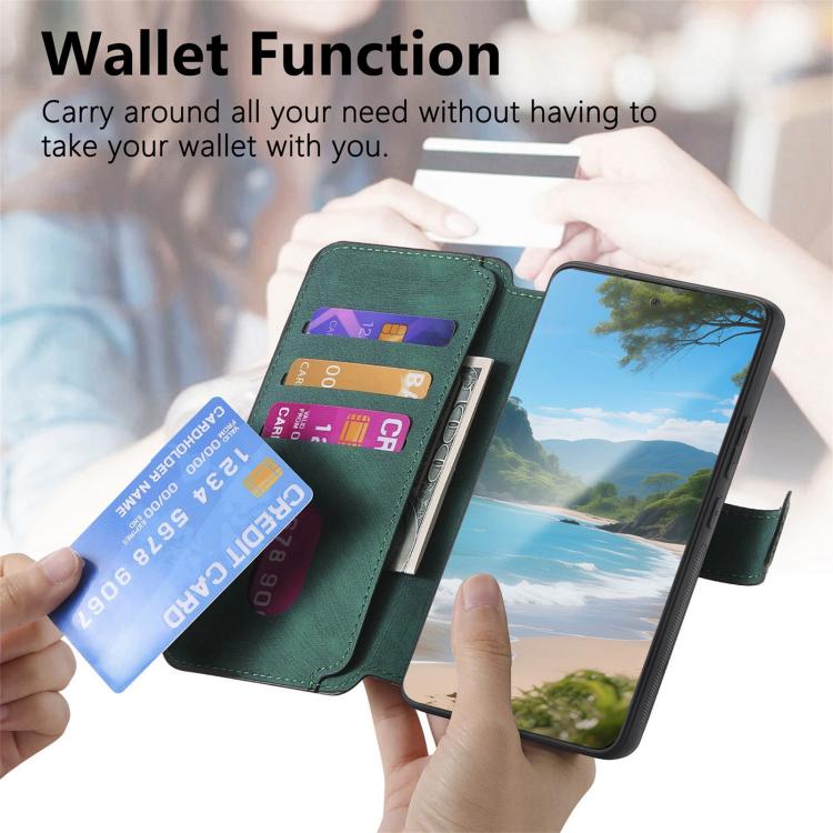 For Honor 400 Global 156.5mm CaseNeo MagSafe RFID Anti-theft Retro Leather Phone Case(Green) - free shipping - PMC TechLife - Order now!