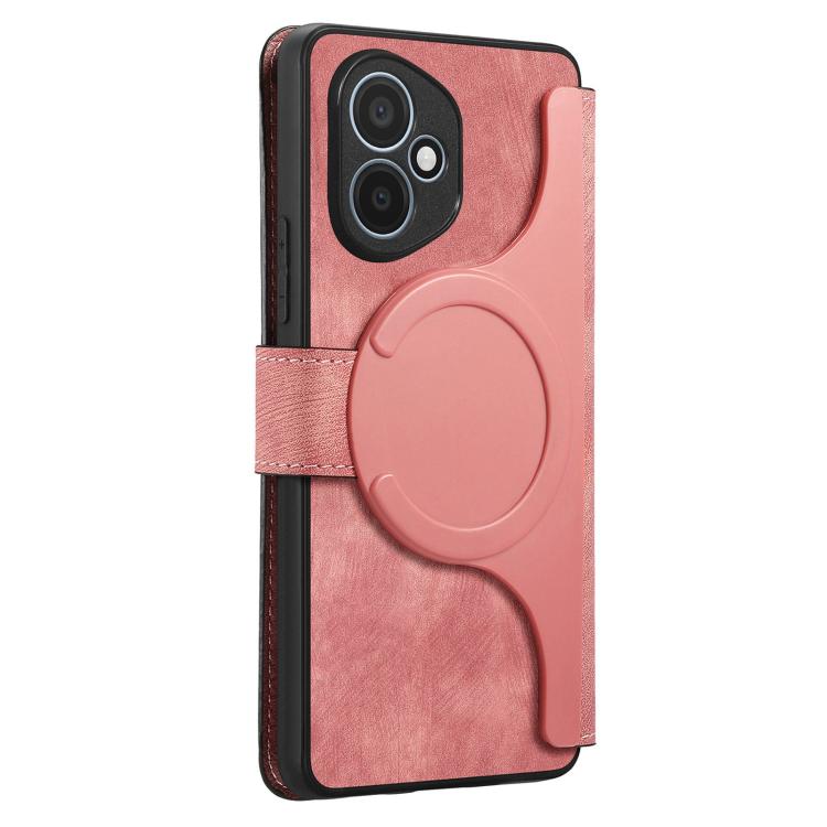 For Honor 400 Global 156.5mm CaseNeo MagSafe RFID Anti-theft Retro Leather Phone Case(Pink) - free shipping - PMC TechLife - Order now!