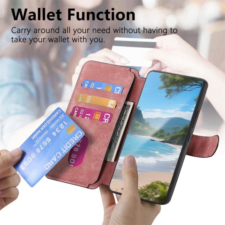 For Honor 400 Global 156.5mm CaseNeo MagSafe RFID Anti-theft Retro Leather Phone Case(Pink) - free shipping - PMC TechLife - Order now!