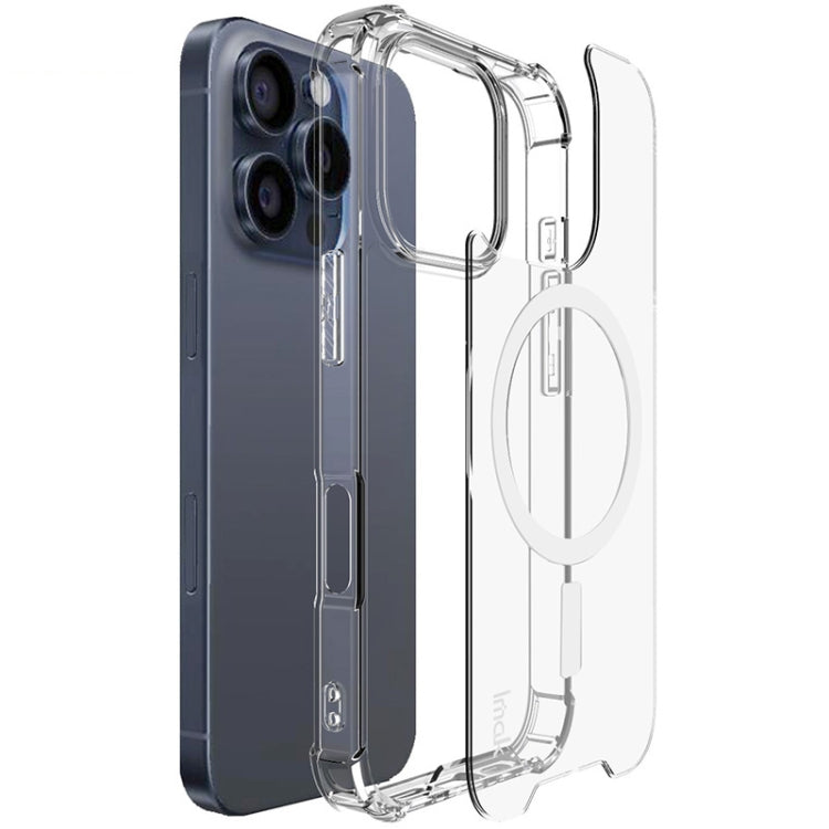For iPhone 16 Pro IMAK Space Shield PC + TPU Airbag Shockproof MagSafe Phone Case(Transparent) - free shipping - PMC Jewellery - Order now!