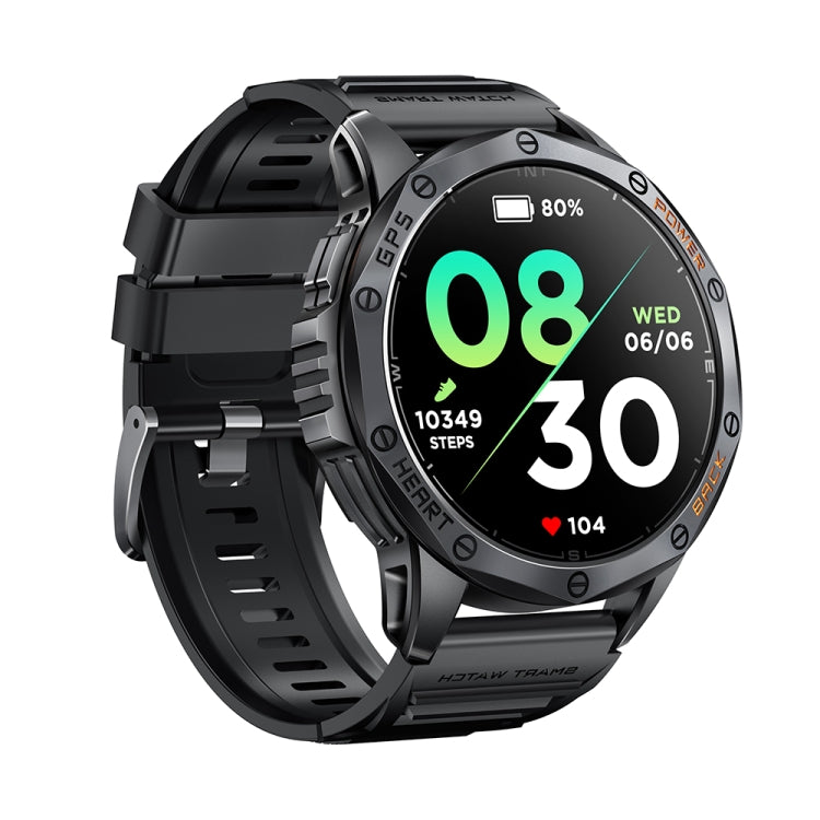 LEMFO K67 1.43 inch AMOLED Screen GPS Sports Smart Watch, Support Bluetooth Call / Health Monitoring(Black) - free shipping - PMC TechLife - Order now!