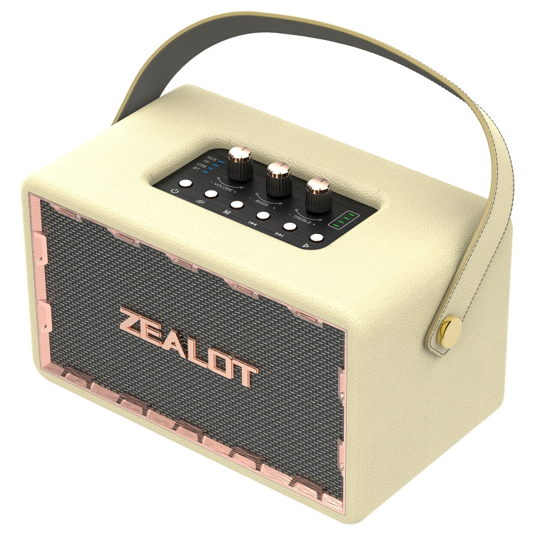Zealot MT01 Retro Card Portable Wireless Bluetooth Speaker(White) - free shipping - PMC Jewellery - Order now!