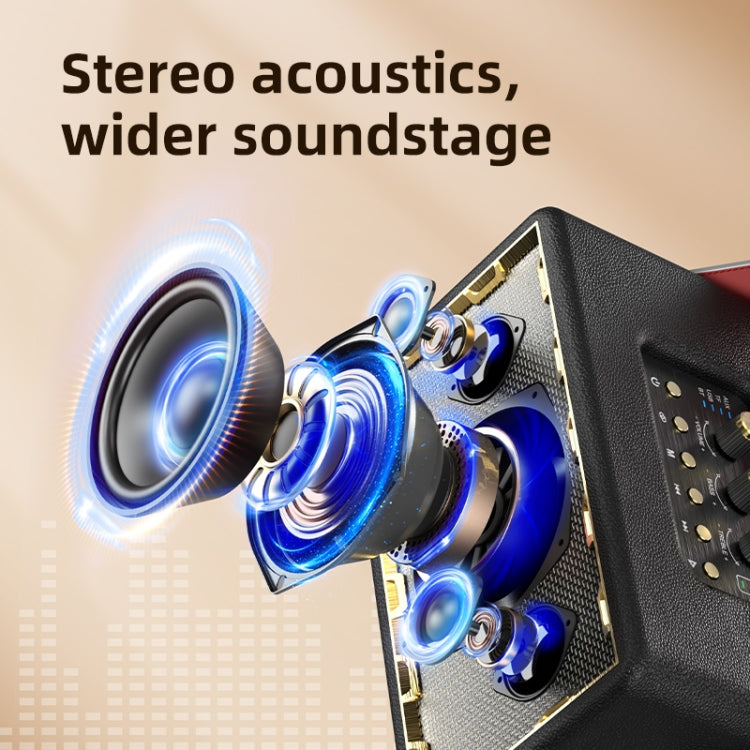 Zealot MT01 Retro Card Portable Wireless Bluetooth Speaker(Black) - free shipping - PMC Jewellery - Order now!