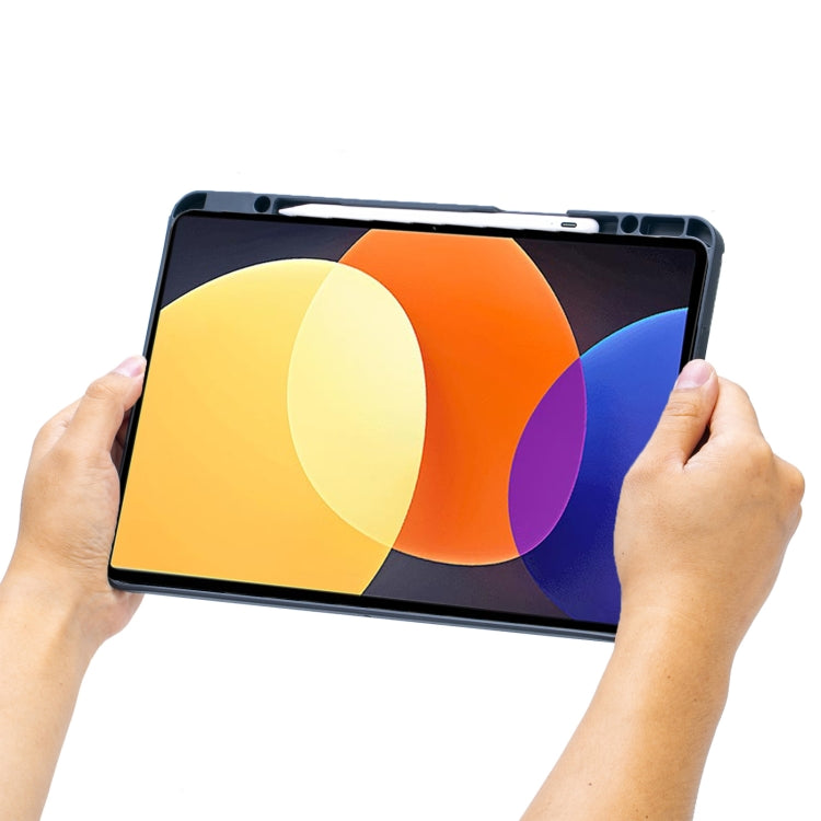 For Xiaomi Pad 5 12.4 Detachable Backlit Bluetooth Keyboard Leather Case with Touchpad(Black) - free shipping - PMC Jewellery - Order now!