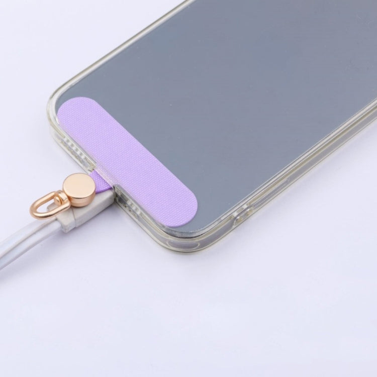 360 Degree Rotation Mobile Phone Lanyard Fixing Gasket(Purple) - free shipping - PMc TechLife - Order now!