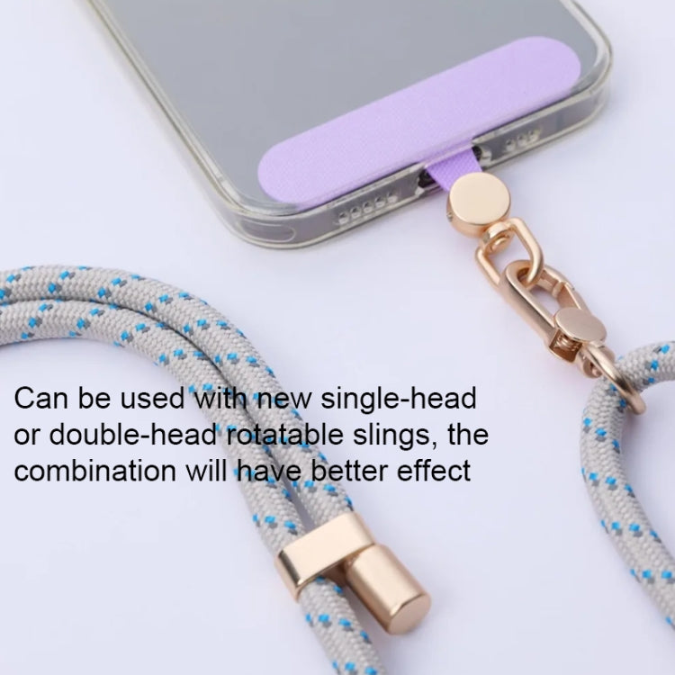 360 Degree Rotation Mobile Phone Lanyard Fixing Gasket(Black) - Lanyards & Wrist Straps by PMc TechLife | Online Shopping South Africa | PMc TechLife | Buy Now Pay Later Mobicred