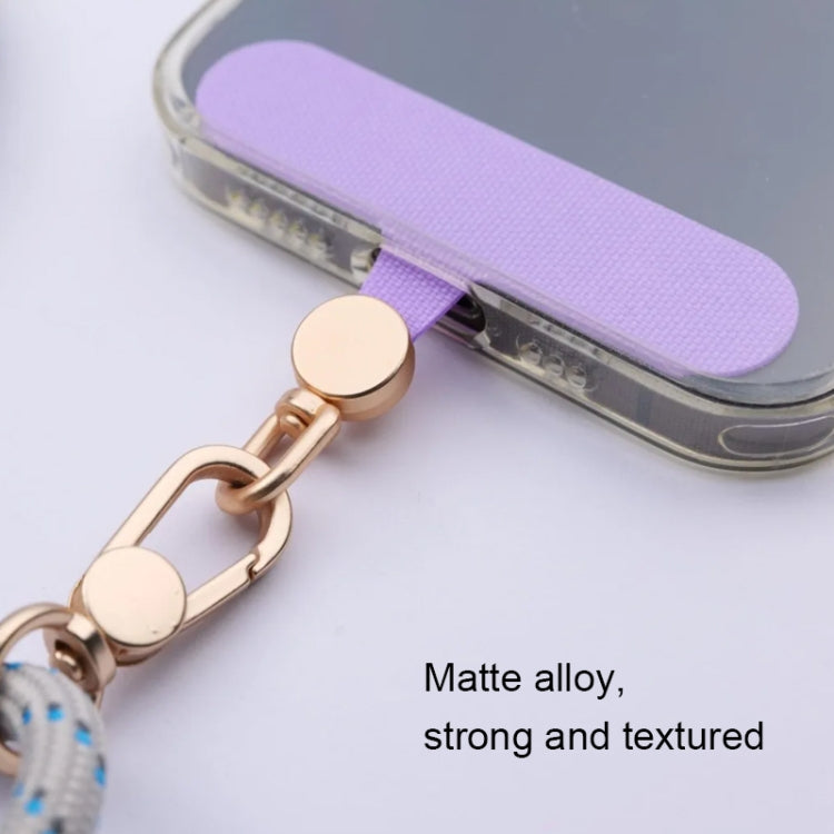 360 Degree Rotation Mobile Phone Lanyard Fixing Gasket(Navy Blue) - free shipping - PMc TechLife - Order now!