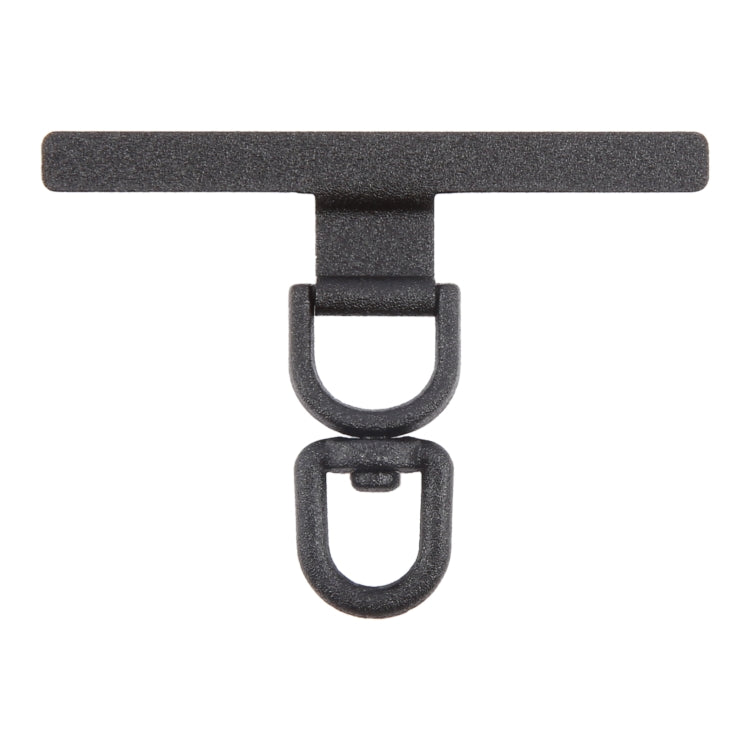 360 Degree Rotation T-shape Metal Mobile Phone Lanyard Fixing Gasket(Black) - Lanyards & Wrist Straps by PMc TechLife | Online Shopping South Africa | PMc TechLife | Buy Now Pay Later Mobicred