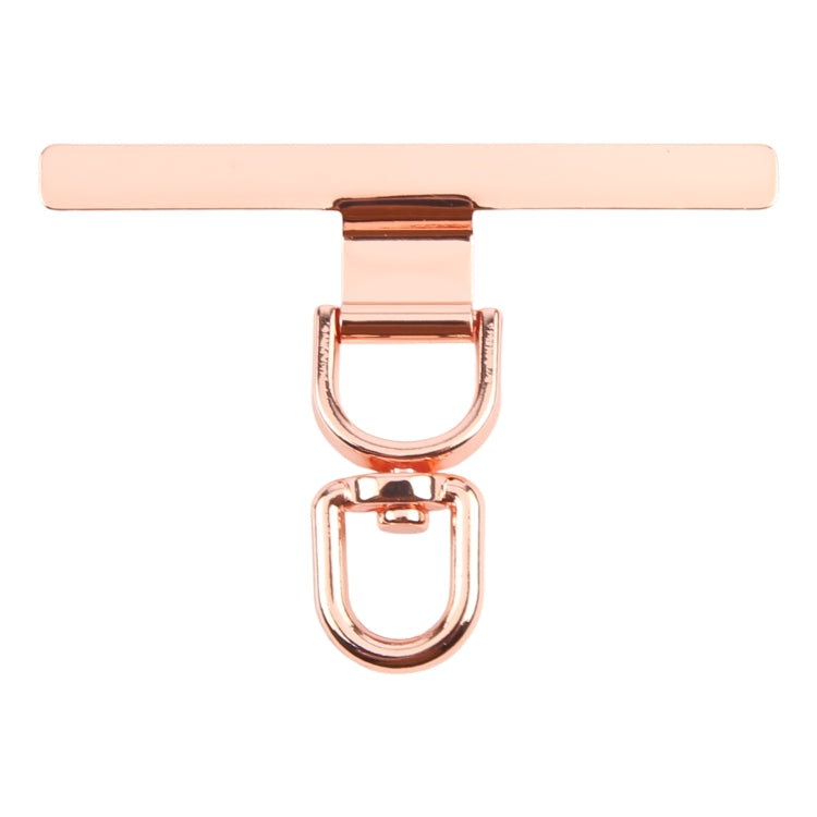 360 Degree Rotation T-shape Metal Mobile Phone Lanyard Fixing Gasket(Rose Gold) - free shipping - PMc TechLife - Order now!
