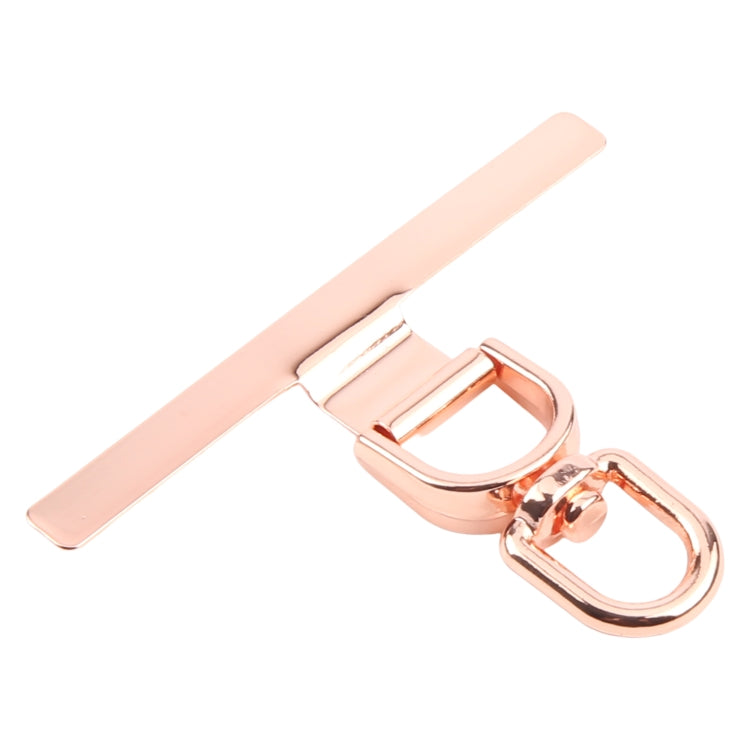 360 Degree Rotation T-shape Metal Mobile Phone Lanyard Fixing Gasket(Rose Gold) - free shipping - PMc TechLife - Order now!
