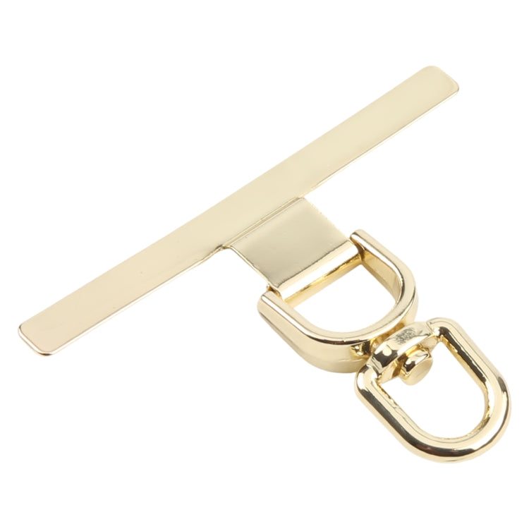 360 Degree Rotation T-shape Metal Mobile Phone Lanyard Fixing Gasket(Gold) - free shipping - PMc TechLife - Order now!
