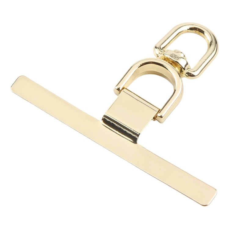 360 Degree Rotation T-shape Metal Mobile Phone Lanyard Fixing Gasket(Gold) - free shipping - PMc TechLife - Order now!