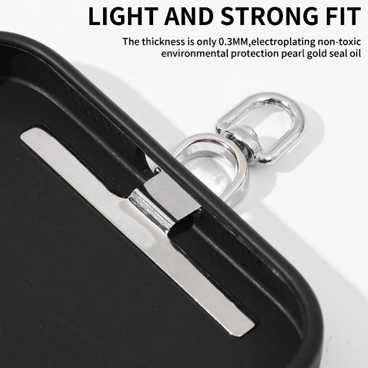 360 Degree Rotation T-shape Metal Mobile Phone Lanyard Fixing Gasket(Gold) - free shipping - PMc TechLife - Order now!