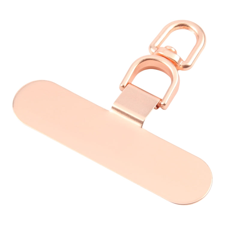 360 Degree Rotation Oval Metal Mobile Phone Lanyard Fixing Gasket(Rose Gold) - free shipping - PMc TechLife - Order now!