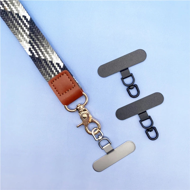 360 Degree Rotation Oval Metal Mobile Phone Lanyard Fixing Gasket(Silver) - free shipping - PMc TechLife - Order now!