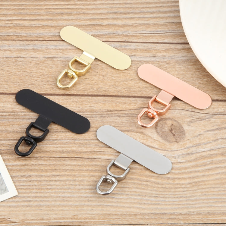 360 Degree Rotation Oval Metal Mobile Phone Lanyard Fixing Gasket(Rose Gold) - free shipping - PMc TechLife - Order now!