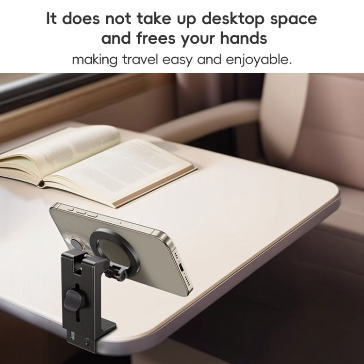 Yesido C298 Clip MagSafe Magnetic Mobile Phone Holder(Black) - free shipping - PMC Jewellery - Order now!