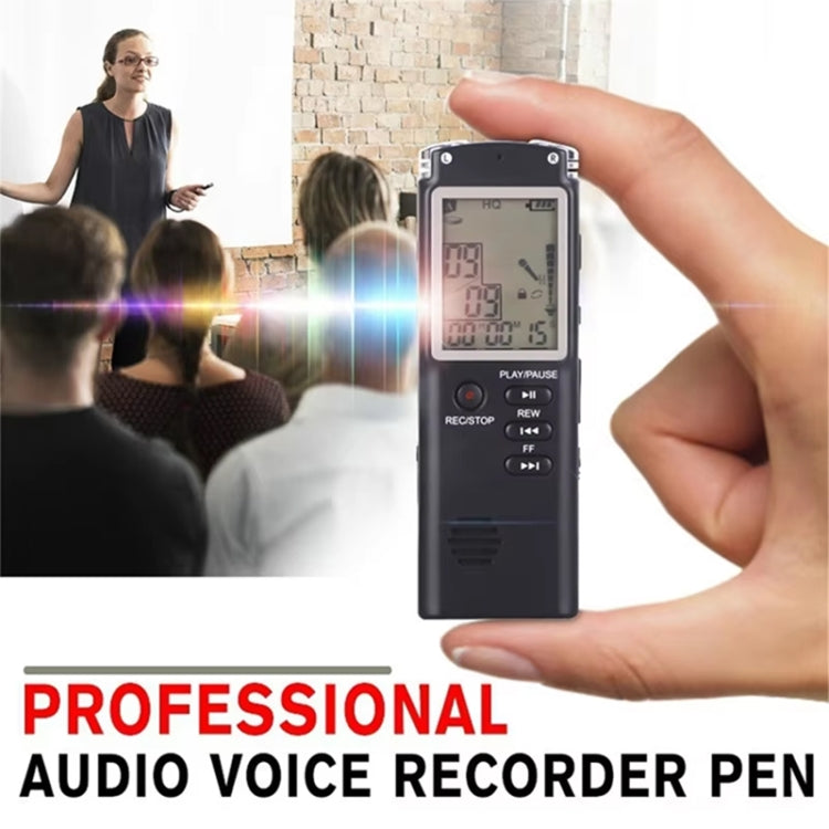 T60 Smart HD Noise Cancelling Voice Recorder MP3 Player, Memory:8GB(Black) - Recording Pen by PMC TechLife | Online Shopping South Africa | PMC TechLife | Buy Now Pay Later Mobicred