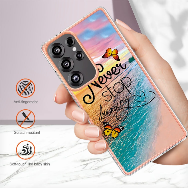 For Samsung Galaxy S25 Ultra 5G Electroplating IMD TPU Phone Case(Dream Butterfly) - Galaxy S25 Ultra 5G Cases by PMC Jewellery | Online Shopping South Africa | PMC Jewellery | Buy Now Pay Later Mobicred