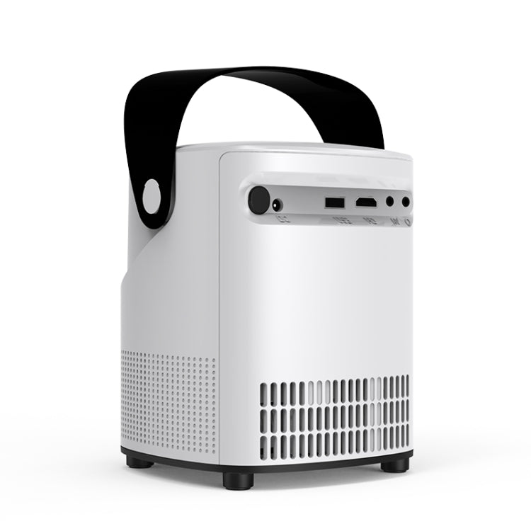 T-2 1920 x 1080P 240ANSI HiSilicon 352 Android 9.0 Portable Projector, EU Plug(White) - LED Projector by PMC TechLife | Online Shopping South Africa | PMC TechLife | Buy Now Pay Later Mobicred