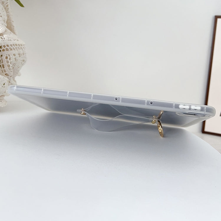 For Huawei MatePad Pro 11 2024 Wristband Holder PC Hybrid TPU Soft Tablet Case(Purple) - Huawei by PMC Jewellery | Online Shopping South Africa | PMC Jewellery | Buy Now Pay Later Mobicred