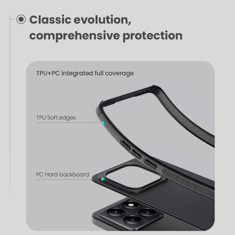 For Xiaomi 14T NILLKIN Frosted Shield Pro PC + TPU Phone Case(Black) - free shipping - PMC Jewellery - Order now!