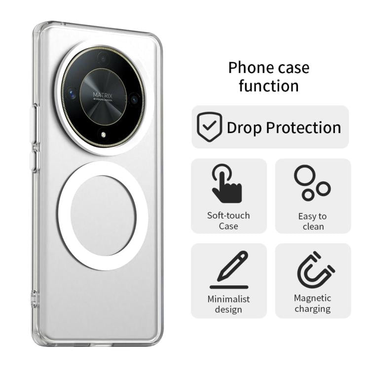 For Honor Magic6 Lite 5G Candy Magsafe PC Hybrid TPU Phone Case(White) - free shipping - PMC TechLife - Order now!