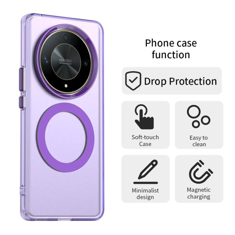 For Honor X9 Candy Magsafe PC Hybrid TPU Phone Case(Purple) - free shipping - PMC TechLife - Order now!