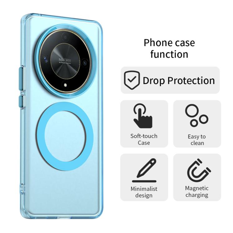 For Honor X50 Candy Magsafe PC Hybrid TPU Phone Case(Blue) - free shipping - PMC TechLife - Order now!