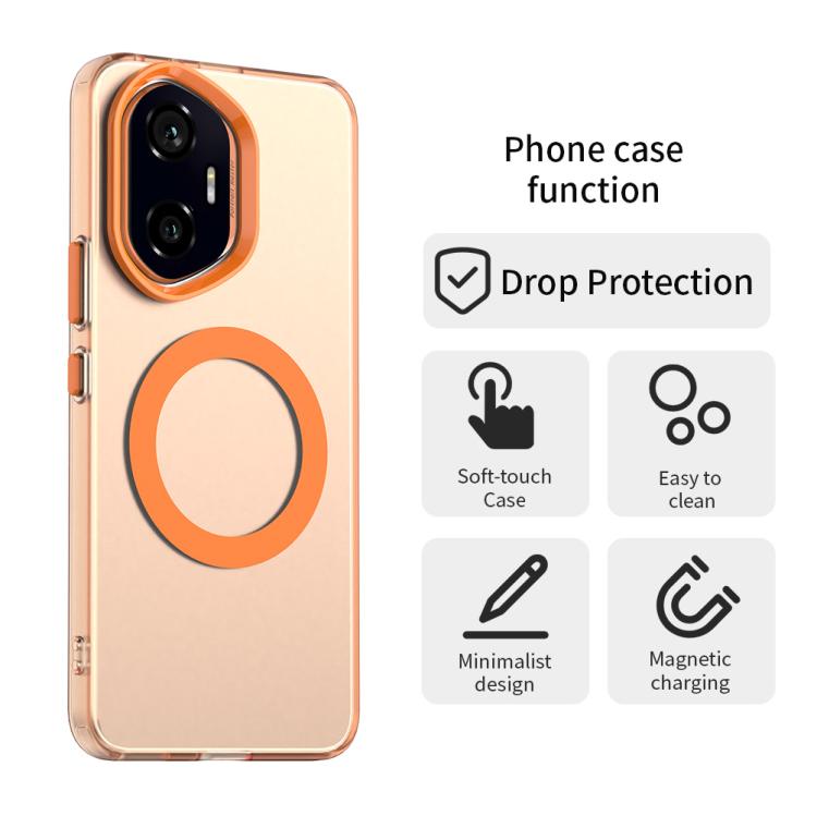 For Honor 300 Candy Magsafe PC Hybrid TPU Phone Case(Orange) - free shipping - PMC TechLife - Order now!