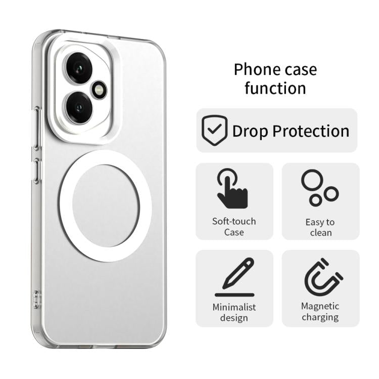For Honor 400 Global 156.5mm Candy Magsafe PC Hybrid TPU Phone Case(White) - free shipping - PMC TechLife - Order now!