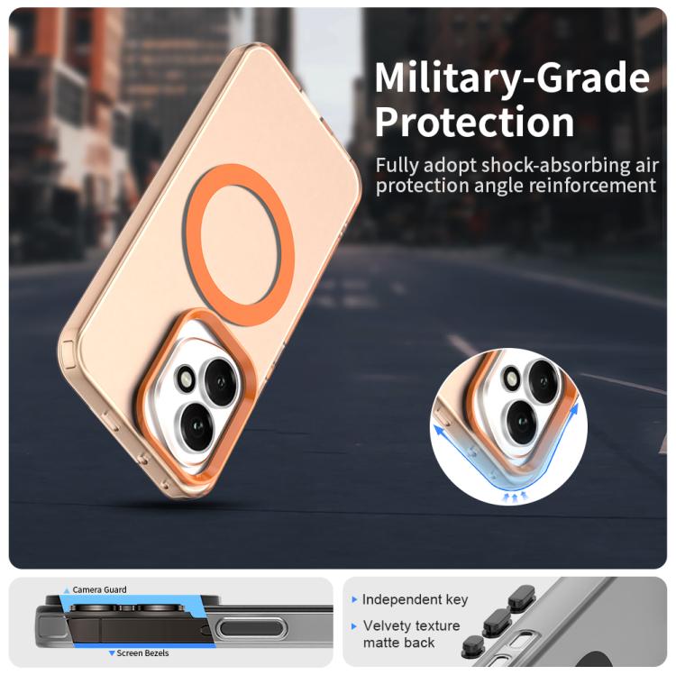 For Honor 400 Global 156.5mm Candy Magsafe PC Hybrid TPU Phone Case(Orange) - free shipping - PMC TechLife - Order now!