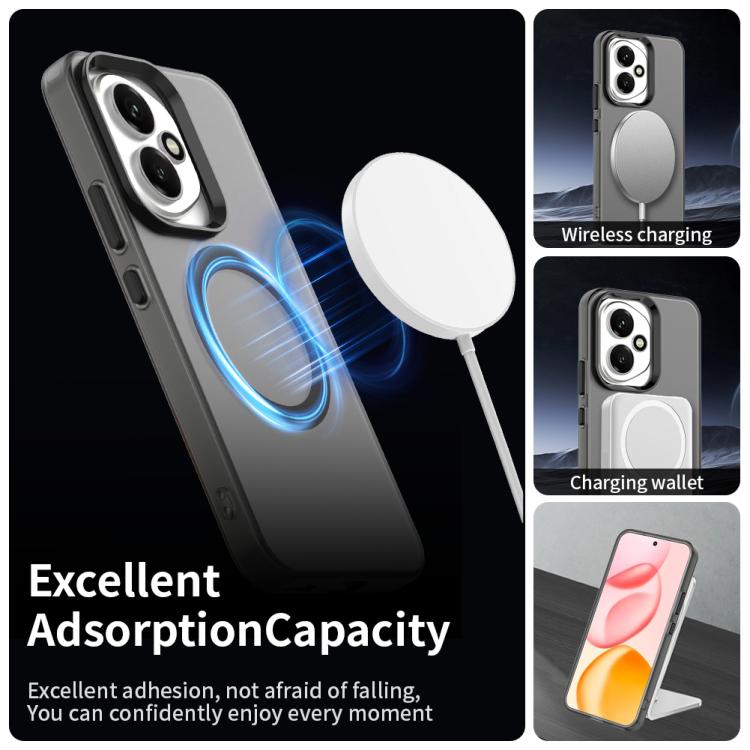 For Honor 400 Global 156.5mm Candy Magsafe PC Hybrid TPU Phone Case(Black) - free shipping - PMC TechLife - Order now!
