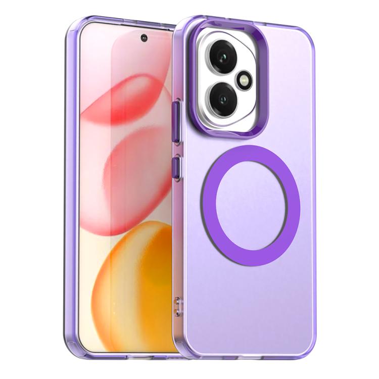 For Honor 400 Global 156.5mm Candy Magsafe PC Hybrid TPU Phone Case(Purple) - free shipping - PMC TechLife - Order now!