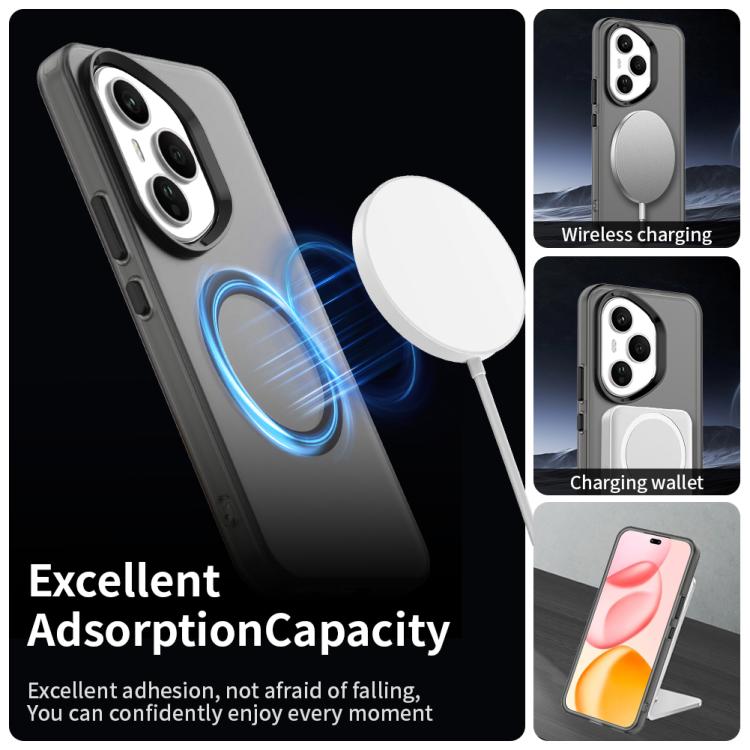 For Honor 400 Pro Global 160.8mm Candy Magsafe PC Hybrid TPU Phone Case(Black) - free shipping - PMC TechLife - Order now!