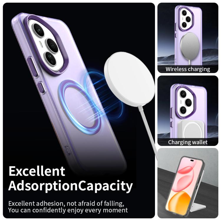 For Honor 400 Pro Global 160.8mm Candy Magsafe PC Hybrid TPU Phone Case(Purple) - free shipping - PMC TechLife - Order now!