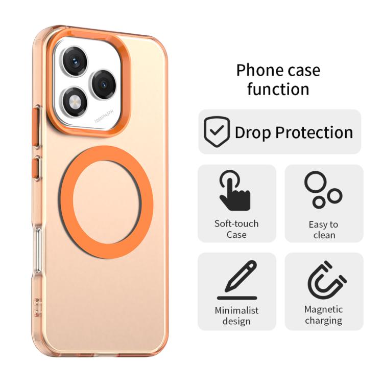 For Honor 400 Lite Global Candy Magsafe PC Hybrid TPU Phone Case(Orange) - free shipping - PMC TechLife - Order now!